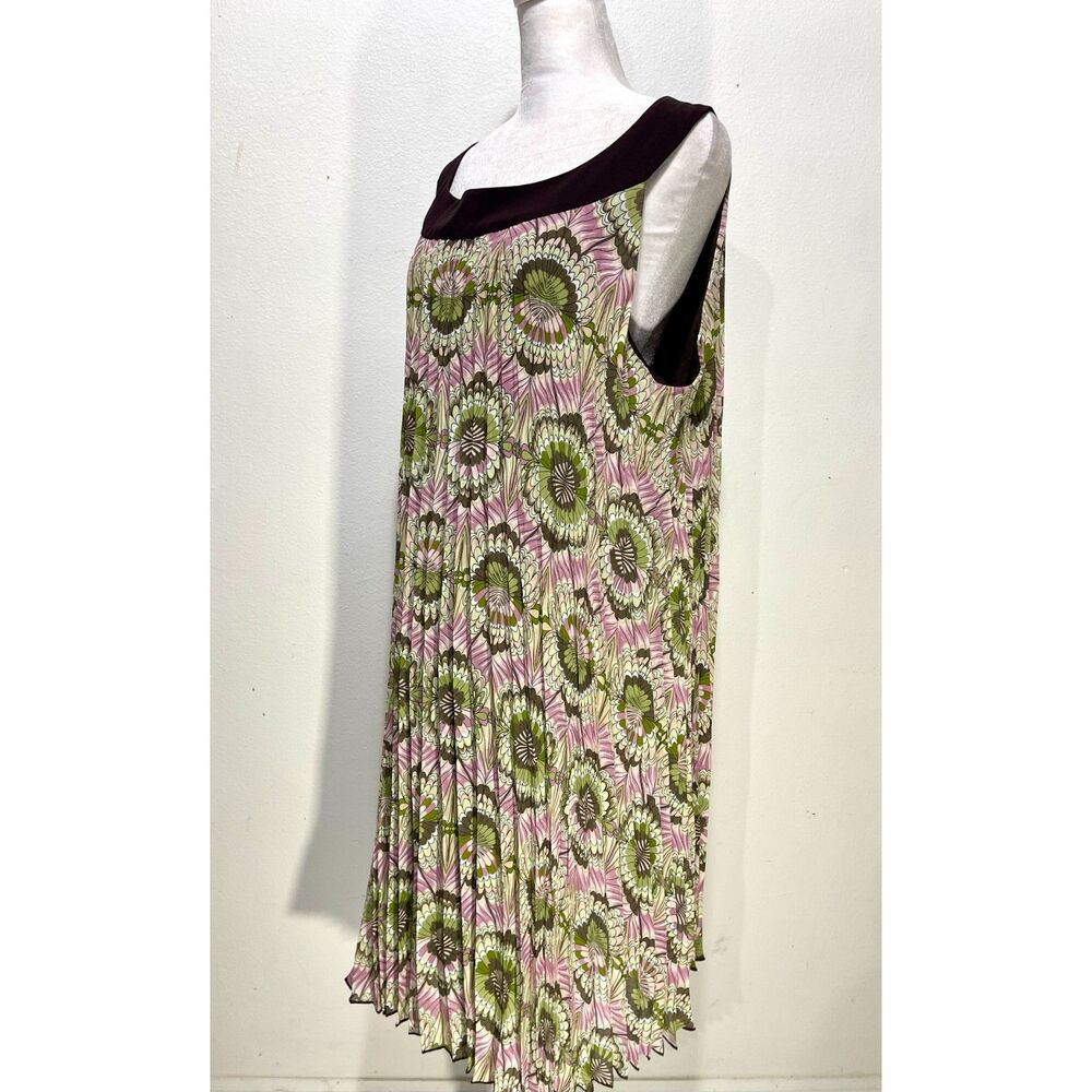 Voir Voir baby doll dress pleated floral Y2K casual trapezoid flared women's 18